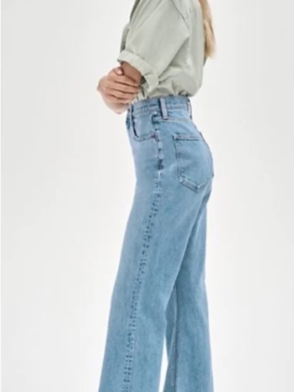 Denim Forum The Twiggy High Rise Flare Jeans